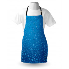 Water Drops Aquatic Rain Apron