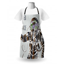 Pilot Man Illustration Apron