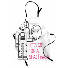 Lets Go for a Spacewalk Apron