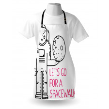 Lets Go for a Spacewalk Apron