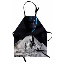 Moon Outer Space Apron