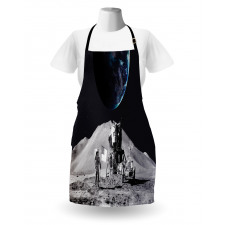 Moon Outer Space Apron