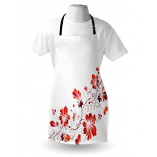 Floral Petal Ornaments Apron