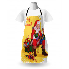 Kid and Santa Gifts Apron