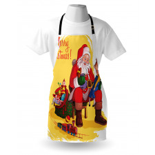 Kid and Santa Gifts Apron