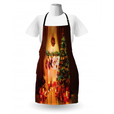 Tree Festive Presents Apron