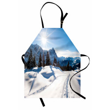 Mountain Pine Trees Apron