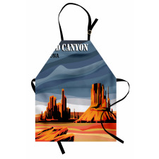 Cartoon Grand Canyon Apron