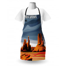 Cartoon Grand Canyon Apron