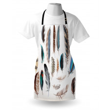 Bird Body Feathers Set Apron