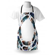 Boho Gypsy Feather Apron