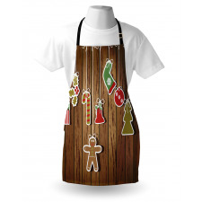 Wooden Pattern Apron