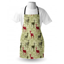 Damask Design Pattern Apron