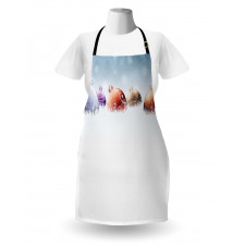 Winter Snow Field Apron