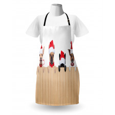 Wooden Fences Humor Apron