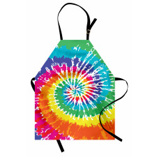 Rainbow Tie Dye Effect Apron