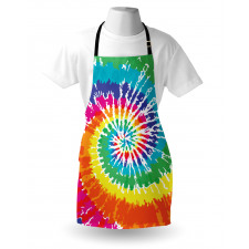 Rainbow Tie Dye Effect Apron