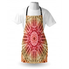 Batik Hippie Red Brown Apron