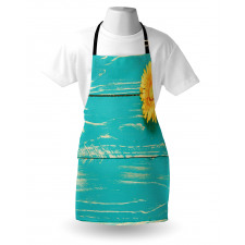 Wooden Spring Floral Apron