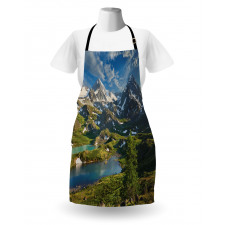 Snowy Mountain Lake Apron