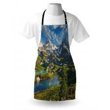 Snowy Mountain Lake Apron