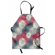 Hand Drawn Floral Art Apron