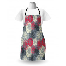 Hand Drawn Floral Art Apron