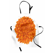 Dahlia Flower Floral Apron