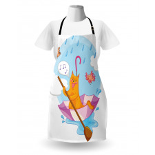 Cartoon Animal Kids Birds Apron