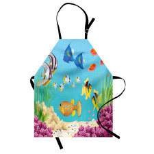 Cartoon Underwater Theme Apron