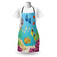 Cartoon Underwater Theme Apron