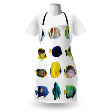 Collage of Sea Animals Apron