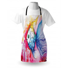 Watercolor Abstract Art Apron