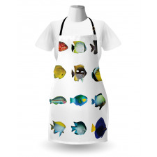 Sea Creatures Nautical Apron