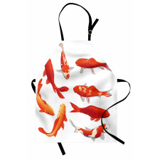 Koi Shoal Chinese Animal Apron