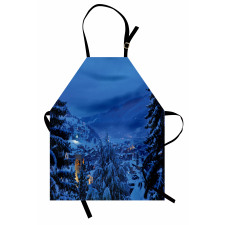 Winter Forest Trees Apron