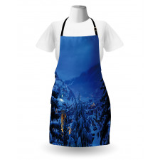 Winter Forest Trees Apron