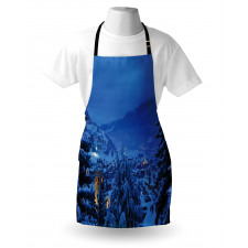 Winter Forest Trees Apron