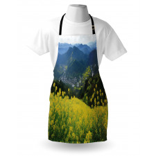 Flower Mountains Apron