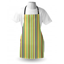 Vibrant Lines Pattern Apron