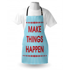 Positive Life Motivation Apron