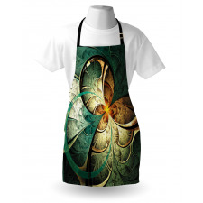 Surreal Flowers Motif Apron