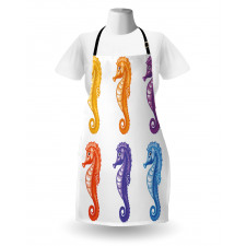 Happy Baby Seahorses Art Apron