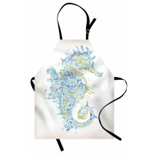 Greek Seahorse Mythological Apron