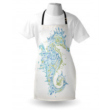 Greek Seahorse Mythological Apron