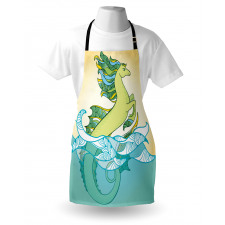 Pastel Tone Water Creature Apron