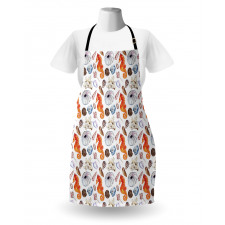 Shell Crabs Seahorse Apron