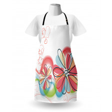 Floral Haze Apron