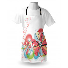 Floral Haze Apron