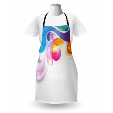 Abstract Paintbrush Apron